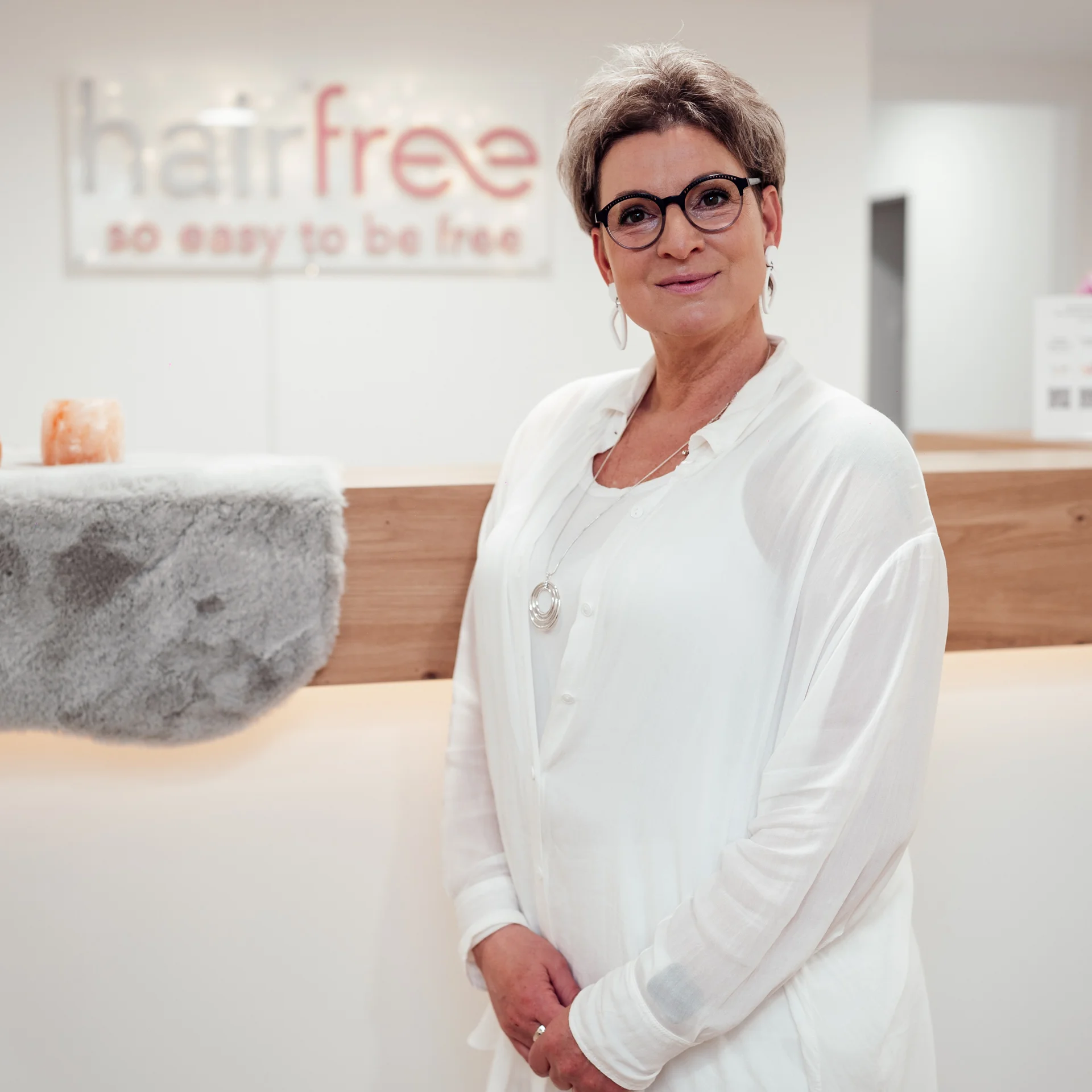 Cordelia, Leiterin der hairfree Lounge Leipzig